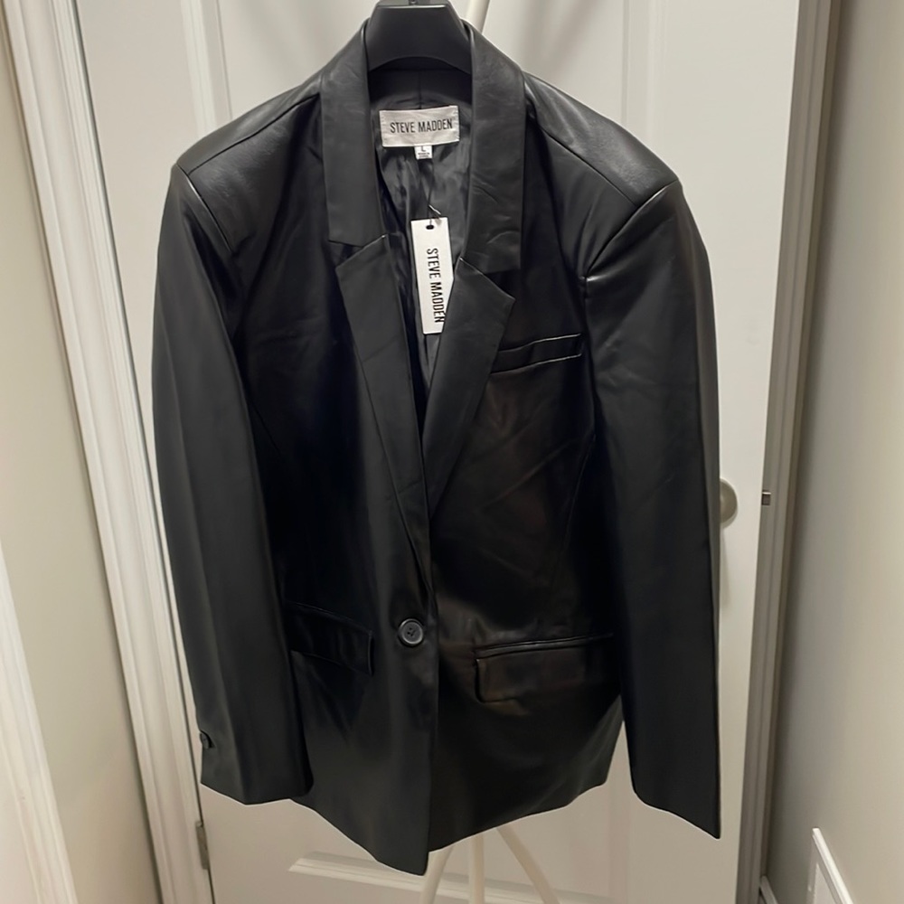Steve Madden Faux Leather Jacket